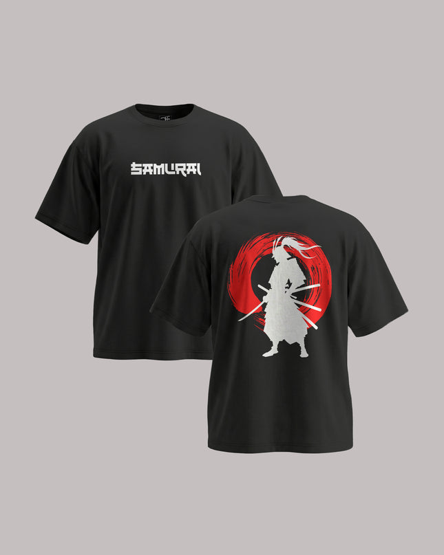 Japanese Samurai Graphic Unisex Oversized Classic T-Shirt