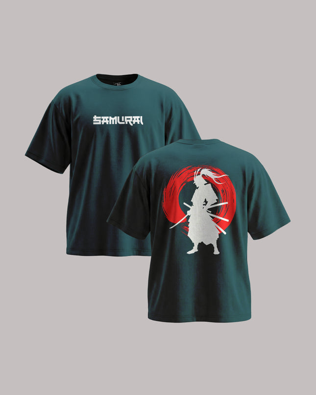 Japanese Samurai Graphic Unisex Oversized Classic T-Shirt