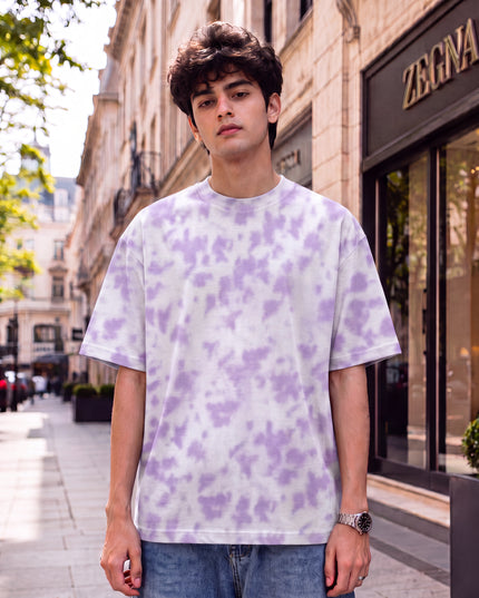 Lavender Haze Unisex Tie Dye Oversized T-Shirt