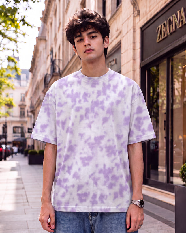 Lavender Haze Unisex Tie Dye Oversized T-Shirt