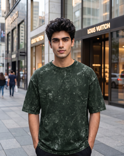 Midnight Drift – Oversized Acid Wash T-Shirt