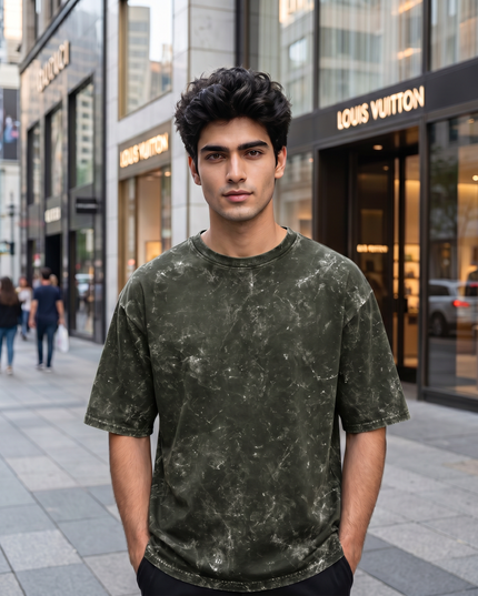 Midnight Drift – Oversized Acid Wash T-Shirt