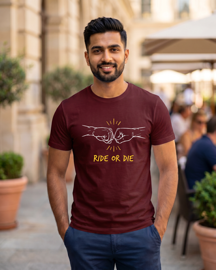 Ride or Die Regular Fit Classic Crew T-Shirt