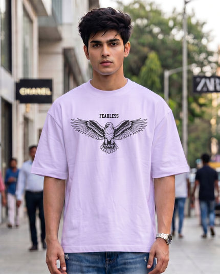 Fearless Eagle Men's Oversized Classic T-Shirt