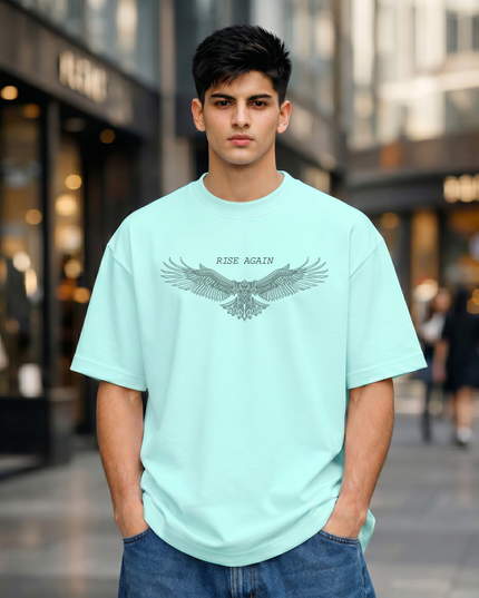 Rise Again Men's Oversized Classic T-Shirt
