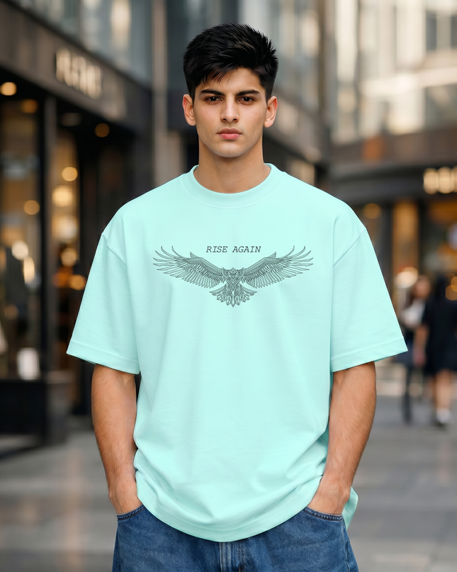 Rise Again Men's Oversized Classic T-Shirt