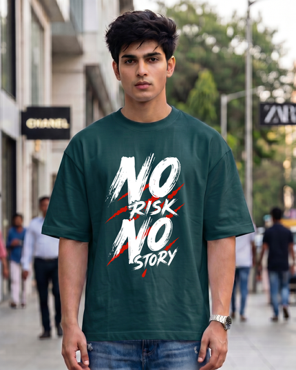 No Risk No Story Unisex Oversized Classic T-Shirt