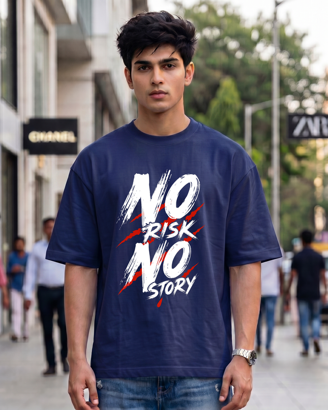 No Risk No Story Unisex Oversized Classic T-Shirt