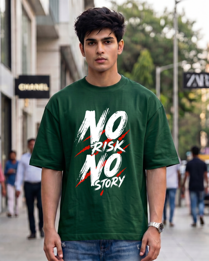 No Risk No Story Unisex Oversized Classic T-Shirt