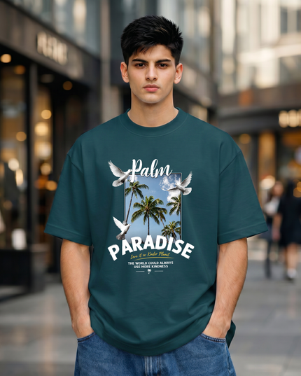 Palm Paradise Unisex Oversized Classic T-Shirt