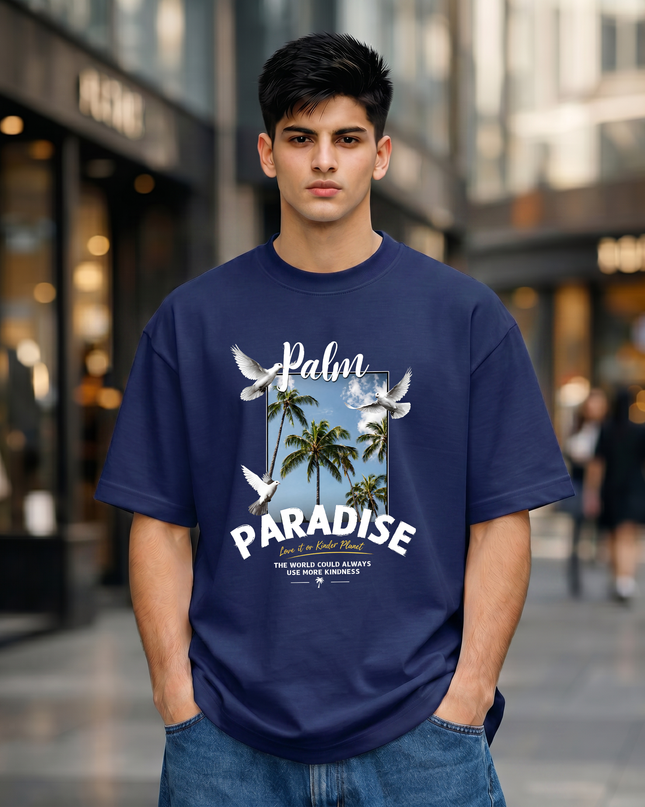 Palm Paradise Unisex Oversized Classic T-Shirt