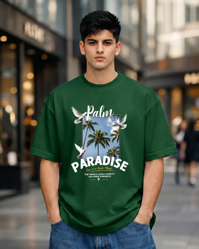 Palm Paradise Unisex Oversized Classic T-Shirt