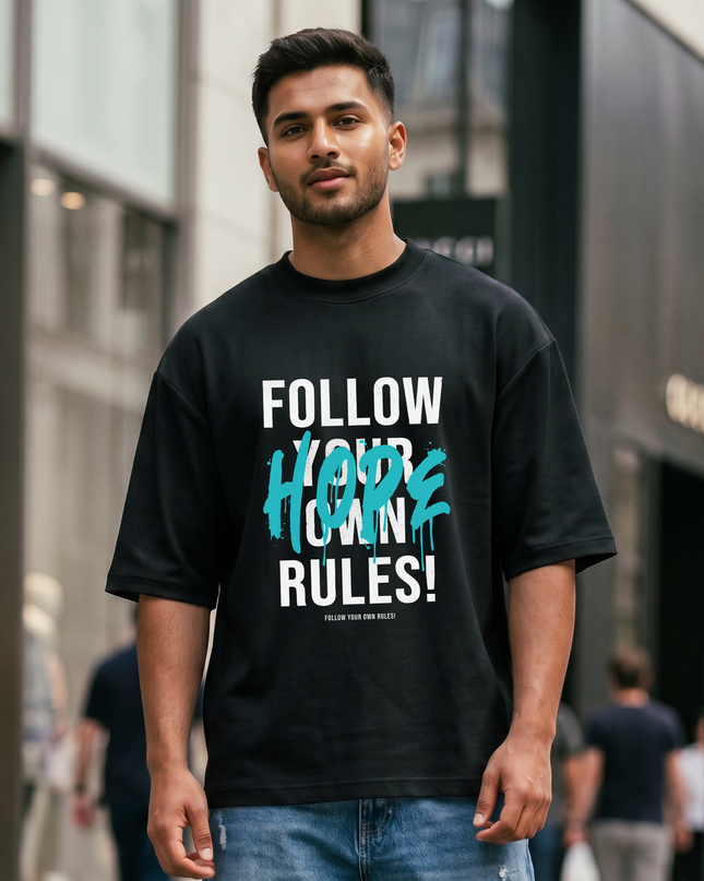Follow Your Own Rules Unisex Oversized Classic T-Shirt