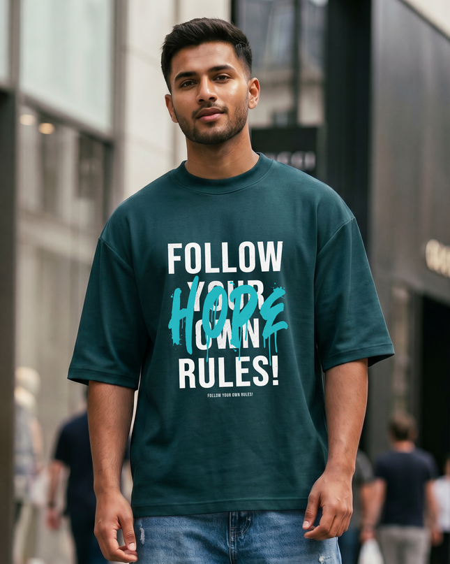 Follow Your Own Rules Unisex Oversized Classic T-Shirt