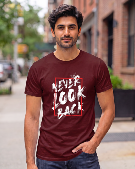 Never Look Back Men's Classic Crew T-Shirt