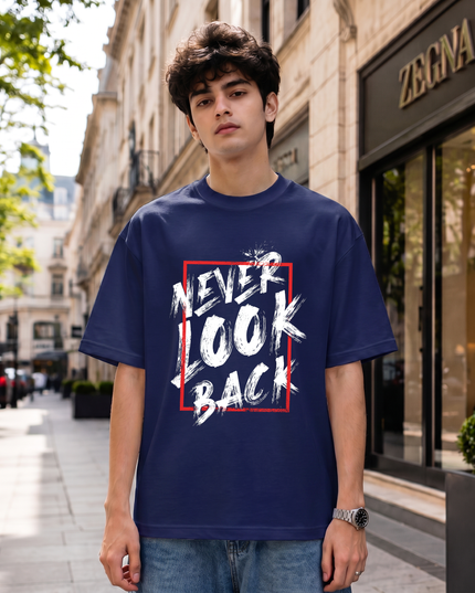 Never Look Back Unisex Oversized Classic T-Shirt