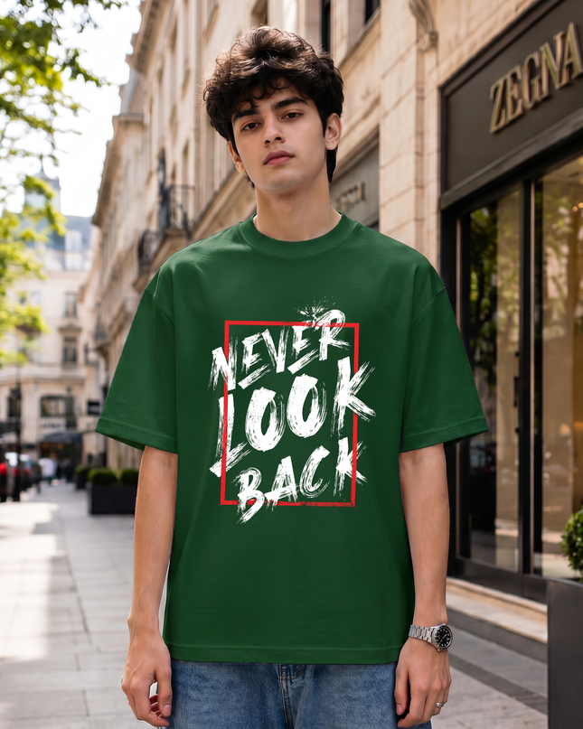 Never Look Back Unisex Oversized Classic T-Shirt