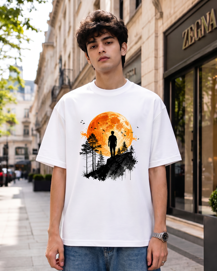 Moon Explorer Unisex Oversized Classic T-Shirt
