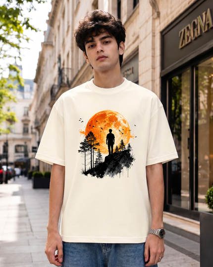 Moon Explorer Unisex Oversized Classic T-Shirt