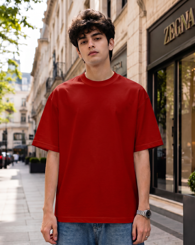 Unisex Oversized Classic Plain T-Shirt