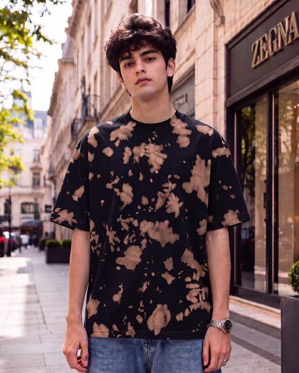 Rust Flare Unisex Tie Dye Oversized T-Shirt