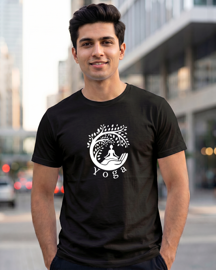 Yoga Tree Graphic Classic Crew T-Shirt