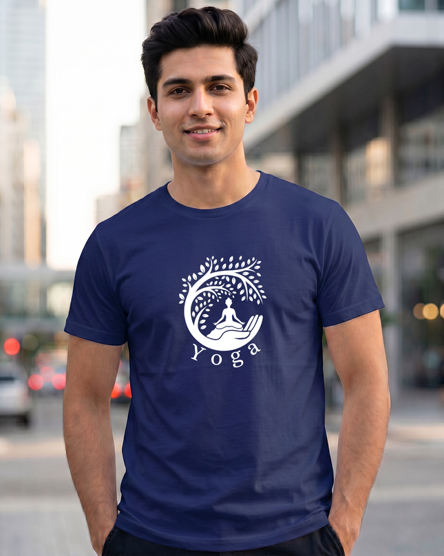 Yoga Tree Graphic Classic Crew T-Shirt