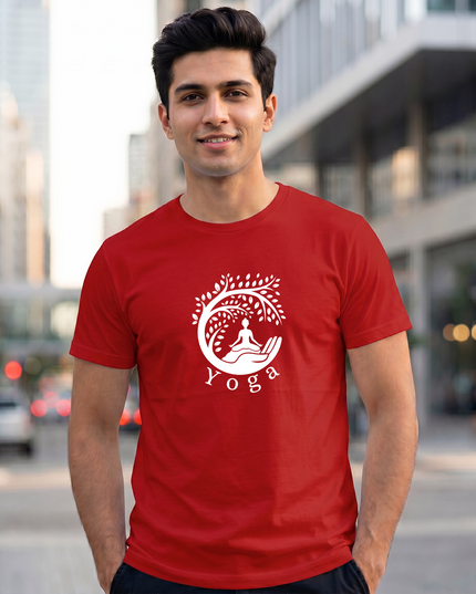 Yoga Tree Graphic Classic Crew T-Shirt