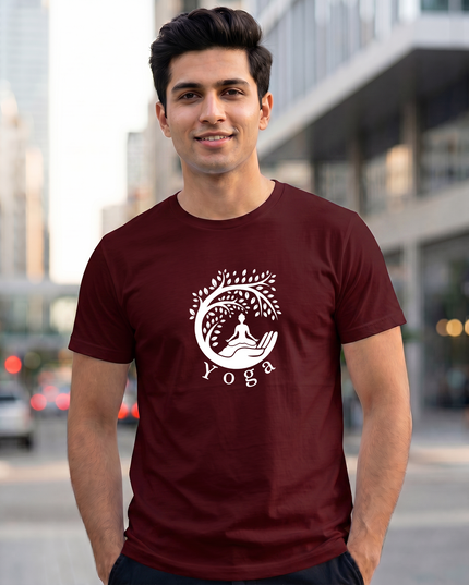 Yoga Tree Graphic Classic Crew T-Shirt