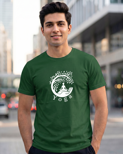 Yoga Tree Graphic Classic Crew T-Shirt