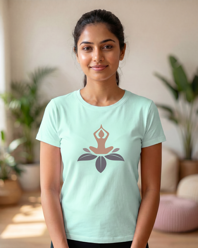 The Lotus Meditation Unisex Classic Crew T-Shirt