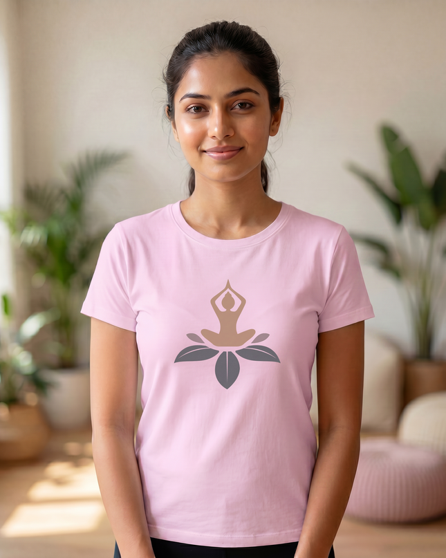 The Lotus Meditation Unisex Classic Crew T-Shirt