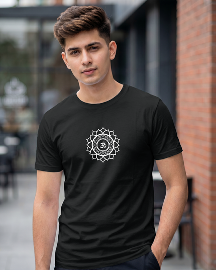 Om Mandala Graphic Classic Crew T-Shirt