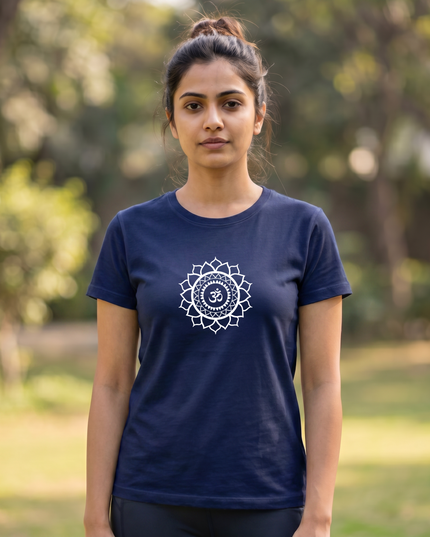 Sacred Om Mandala Classic Crew T-Shirt