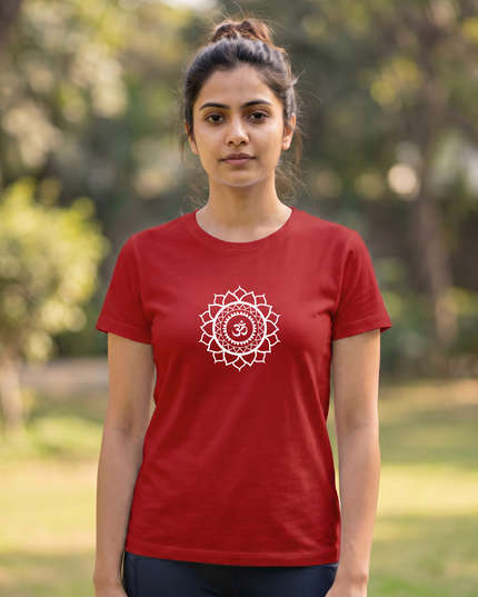 Sacred Om Mandala Classic Crew T-Shirt