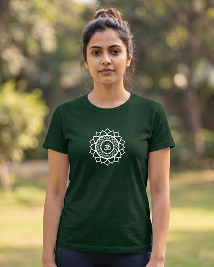 Sacred Om Mandala Classic Crew T-Shirt