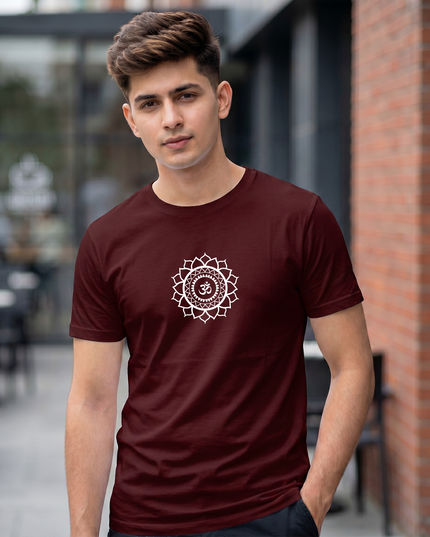 Om Mandala Graphic Classic Crew T-Shirt