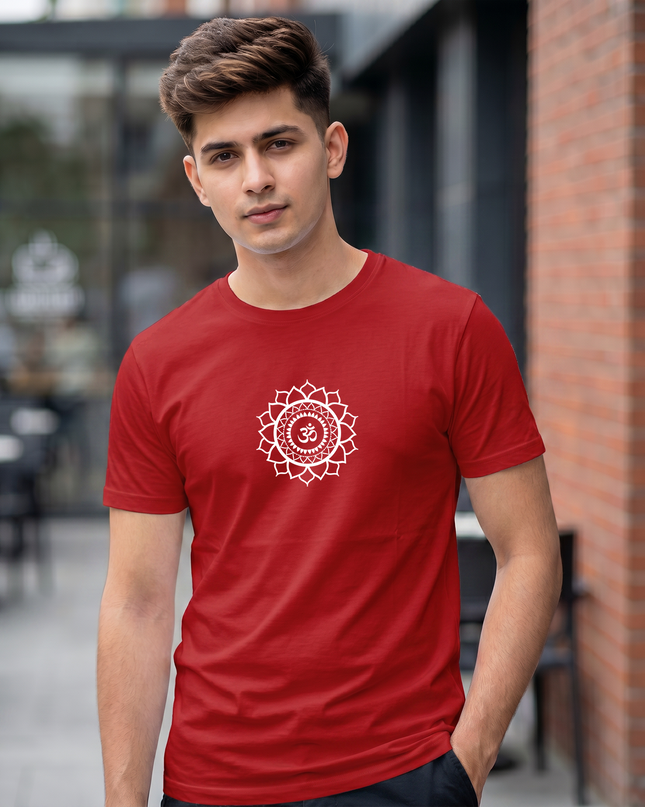 Om Mandala Graphic Classic Crew T-Shirt