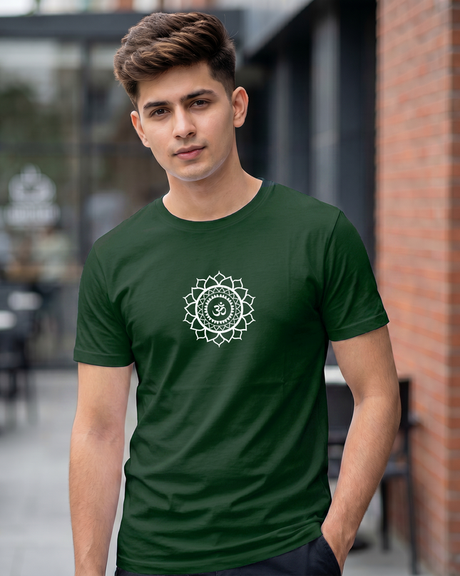 Om Mandala Graphic Classic Crew T-Shirt
