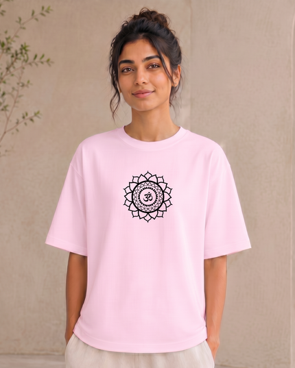 Sacred Om Mandala Oversized Classic T-Shirt