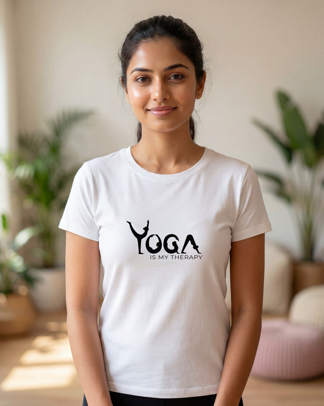 Yoga Is My Therapy Unisex Classic Crew T-Shirt