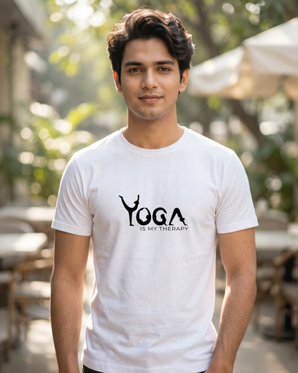 Yoga Is My Therapy Oversized Classic T-Shirt