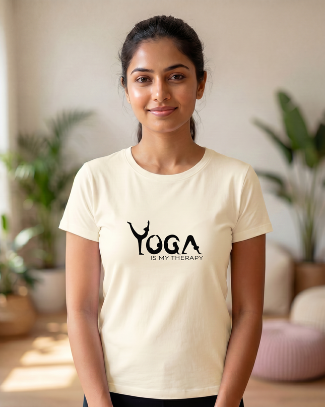 Yoga Is My Therapy Unisex Classic Crew T-Shirt