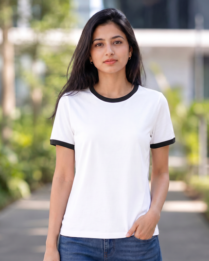 Ringer T-Shirt For Women's