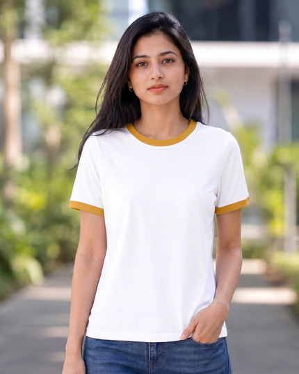 Ringer T-Shirt For Women's